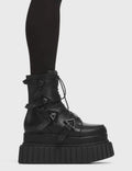 Unstable Chunky Ankle Creeper Boots LAMODA