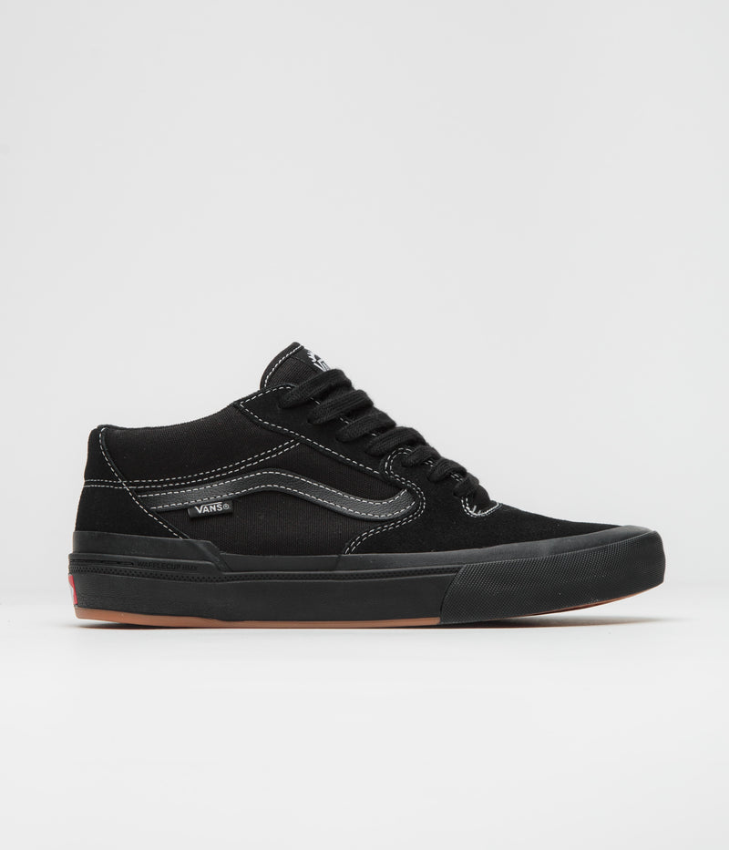 Vans BMX Style 114 Shoes in Black and White / Black