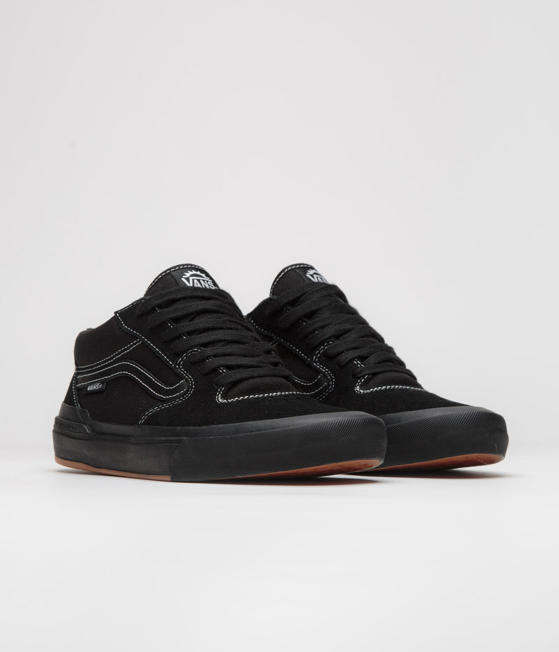 Vans BMX Style 114 Shoes in Black and White / Black