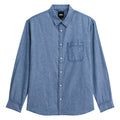 Vans Lawson Solid Oxford Long Sleeve Shirt - True Navy