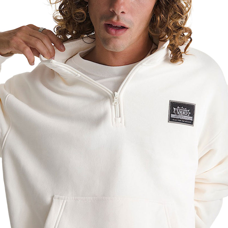 Vans Quarter Zip Sweatshirt - Egret