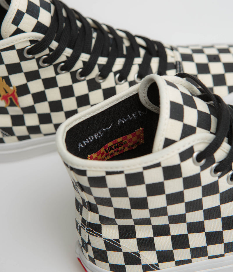 Vans Skate Authentic High Shoes in (Andrew Allen) Checkerboard