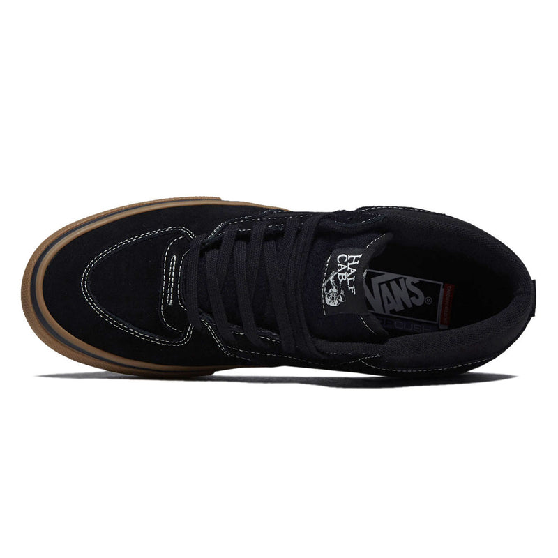 Vans Skate Half Cab Shoes - Black/Gum/White