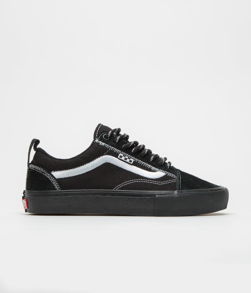 Vans Skate Old Skool Shoes in (Doobie) Black and Black