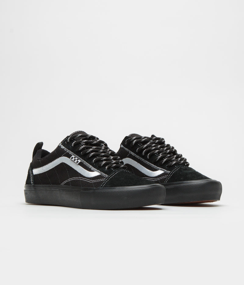 Vans Skate Old Skool Shoes in (Doobie) Black and Black