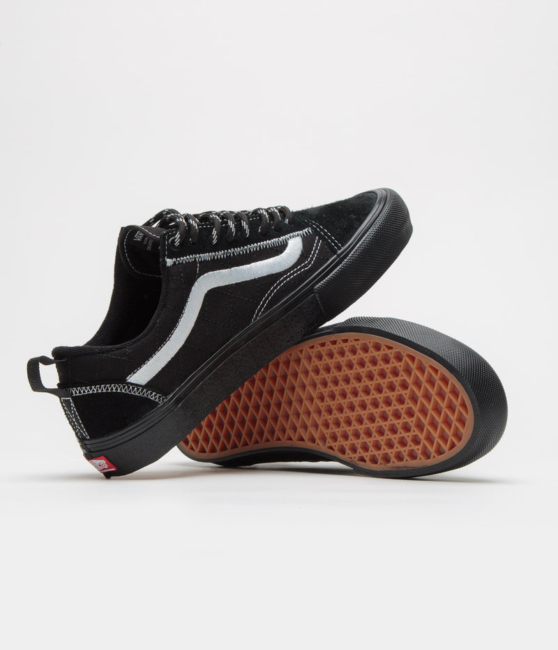 Vans Skate Old Skool Shoes in (Doobie) Black and Black