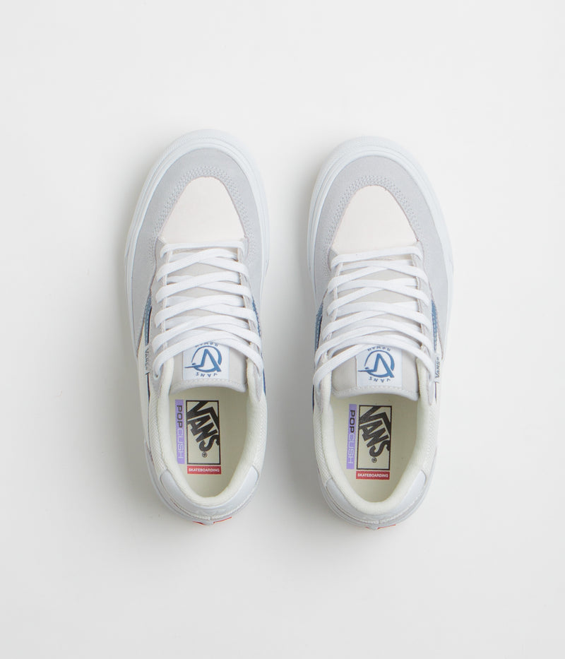 Vans Skate Rowan Shoes in Grey and Navy