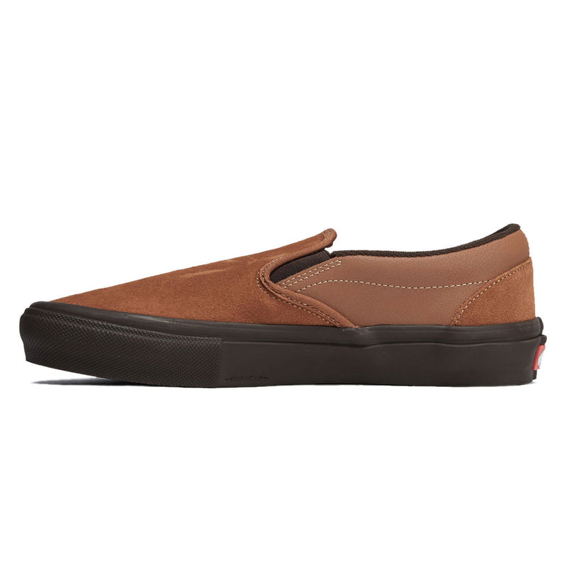 Vans Skate Slip-On Shoes - Brown/Gum