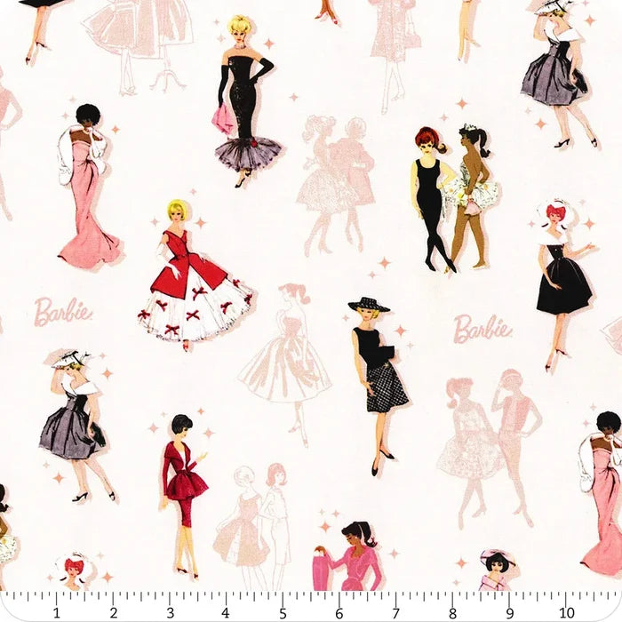 Vintage Barbie - Blush Main | Riley Blake Designs | Quilting Cotton