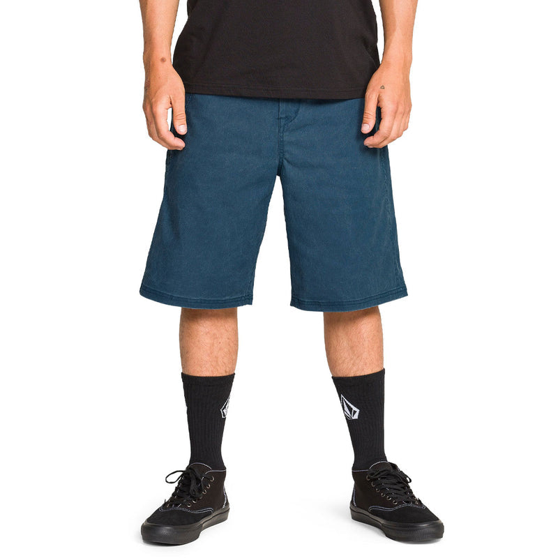 Volcom Dialed 22 Relaxed Work Shorts - Midnight Blue