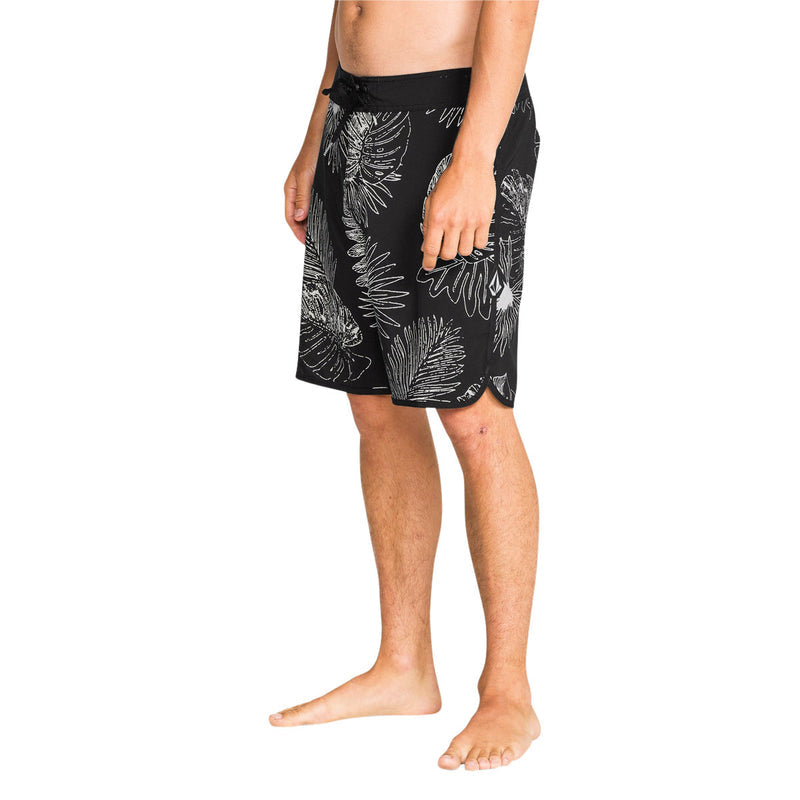 Volcom Infuse Scalllop Mod 19 Boardshorts - Black