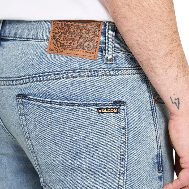 Volcom Vorta Denim Jeans - Dust Bowl Indigo