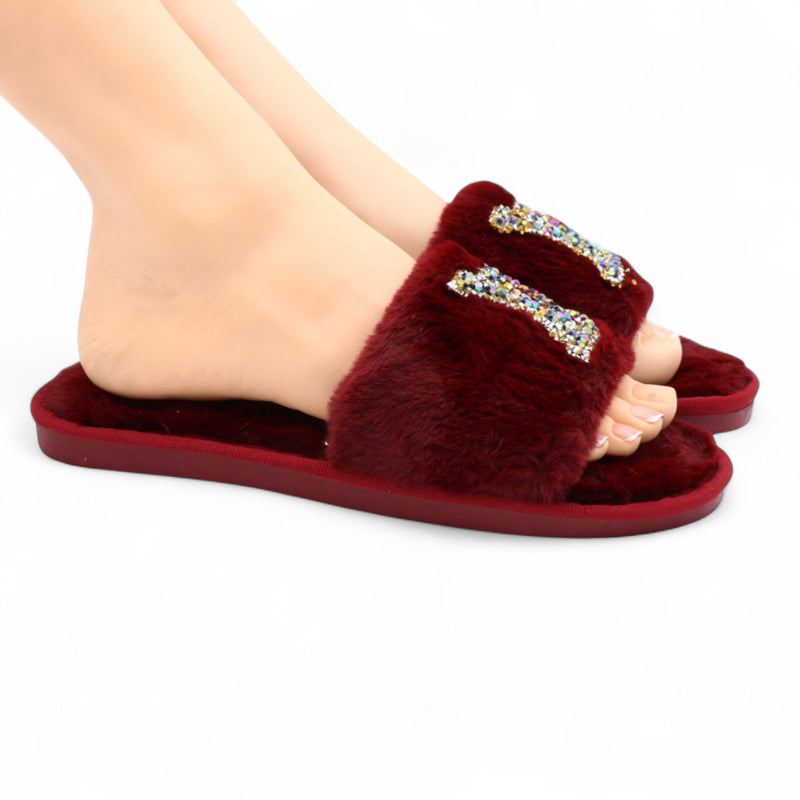 Vtn fur slipper -R25-3