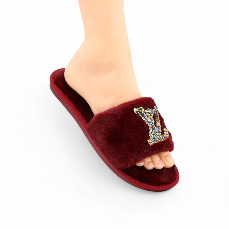 Vtn fur slipper -R25-3
