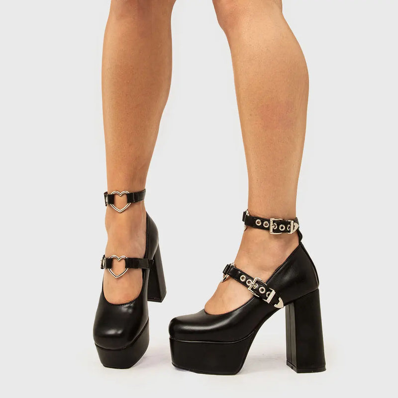 Walk With Faith Platform Heels lamodawebsite
