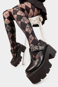 THE SHOEDROBE STAPLE
  
  Watch Me Chunky Mary Jane Shoes in Black faux leather. These Mary Janes feature a Chunky and comfortable Platform sole. Everyone needs a pairs of Mary Janes! Made with eco-friendly materials and 100% cruelty-free, these Sandals are as ethical as they are cute!
  
  
  - Platform Height: 3 inch
  - T Bar structure
  - Square buckle and silver eyelets
  - Chunky Platform sole
  - Round toe 
  - 100% vegan 
  
  SKU: LMS 121 - Black