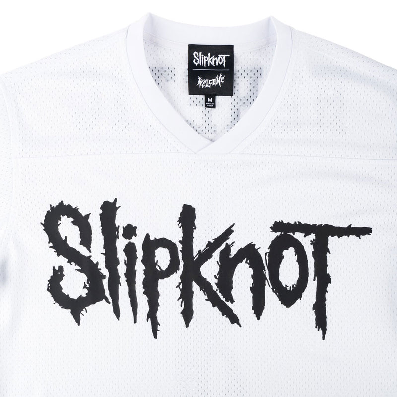 Welcome x Slipknot Heretic Mesh Football Jersey - White