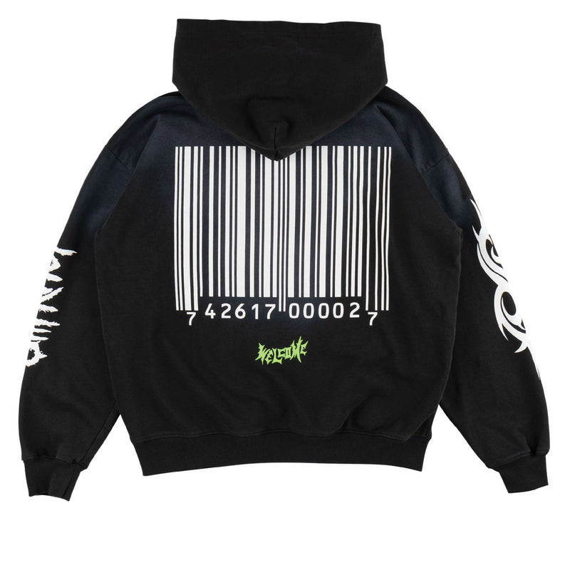 Welcome x Slipknot Ravenous Sun Fade Hoodie - Black Fade