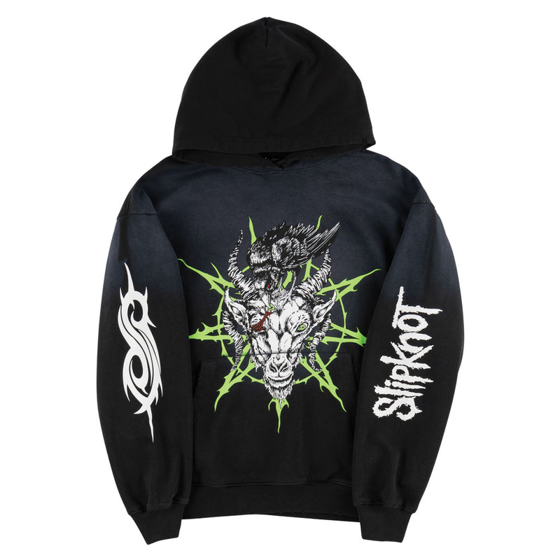 Welcome x Slipknot Ravenous Sun Fade Hoodie - Black Fade