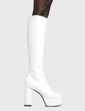 Whatta Showdown Platform Knee High Boots lamodawebsite