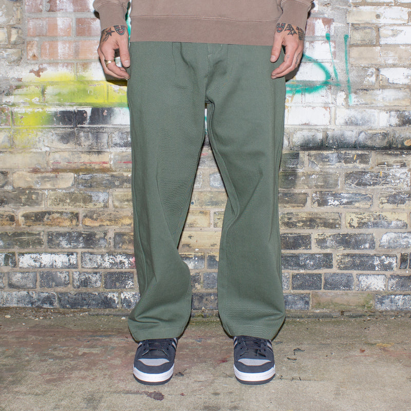 Butter Goods | Wide Leg Pants Color : Dark Sage