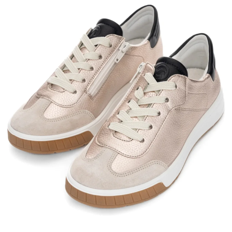 Women's Ara Rhodes - Sand Metallic/Shell/Black
