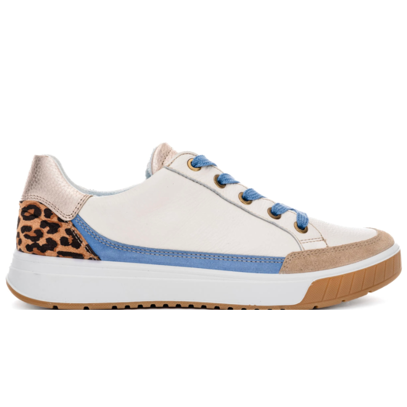 Women's Ara Rio - Cream/Sand/Azure Blue/Leopard