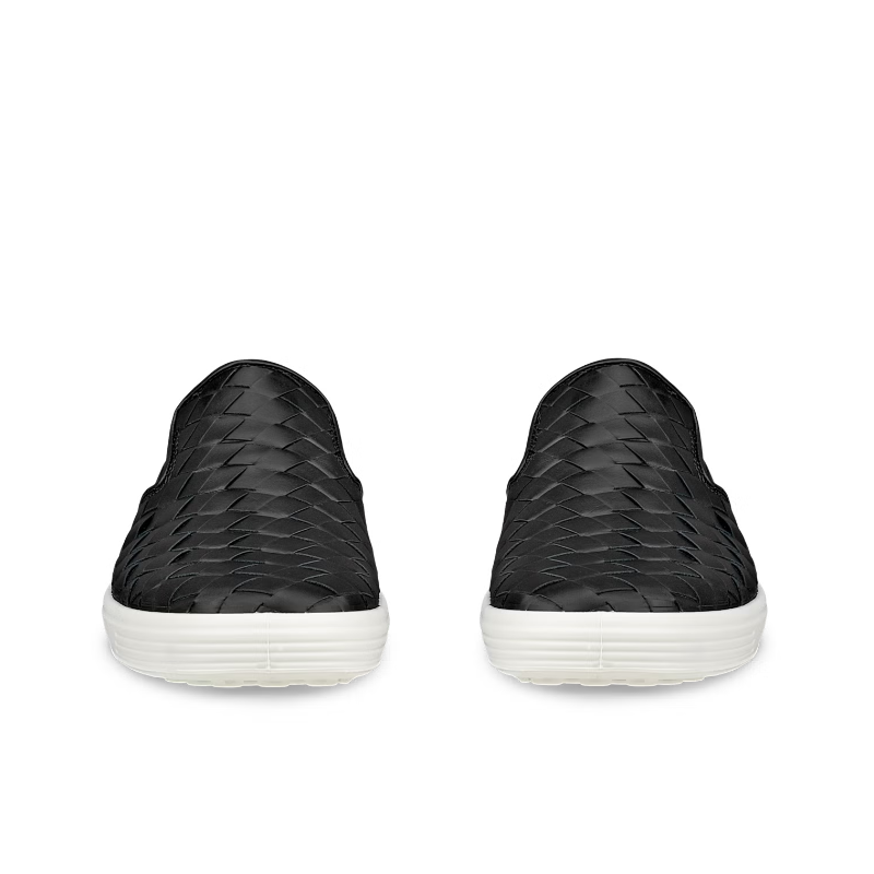 Women's ECCO Soft 7 Woven Slip-On 3.0 - Black