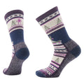 Women's Smartwool Everyday Cozy Say It Ain't Snow Crew Socks - Purple Iris
