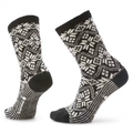 Women's Smartwool Everyday Cozy Traditional Snowflake Crew Socks - Black
