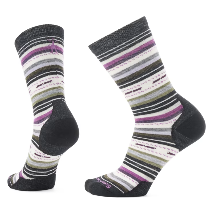 Women's Smartwool Everyday Margarita Crew Socks – White