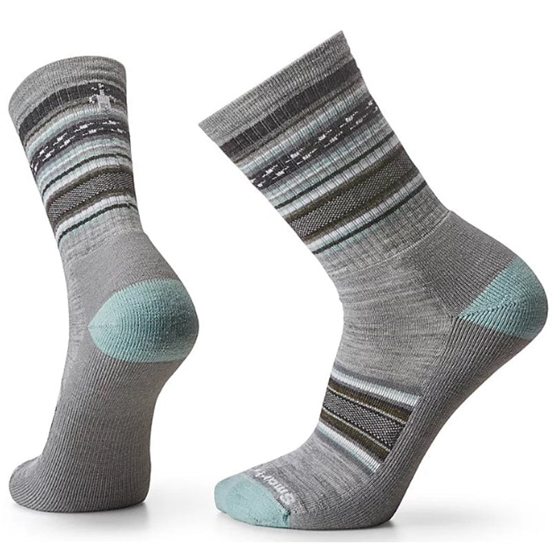 Women's Smartwool Everyday ReGarita Crew Socks - Light Gray