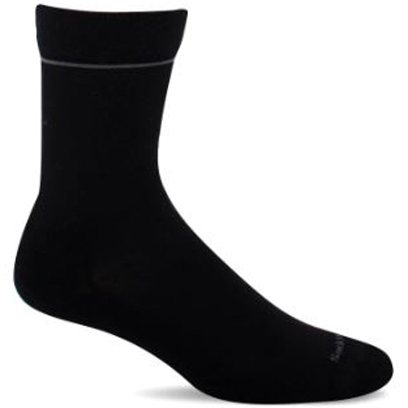 Women's Sockwell Free 'n Easy Crew Socks - Black