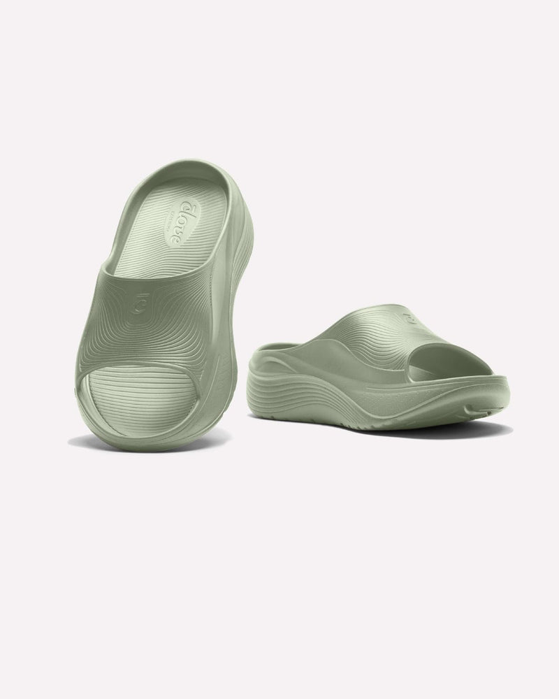 Women's SuperCush Recovery Slide - Mint Green