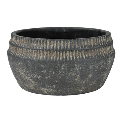 Yara Low Planter, Cement - Sm