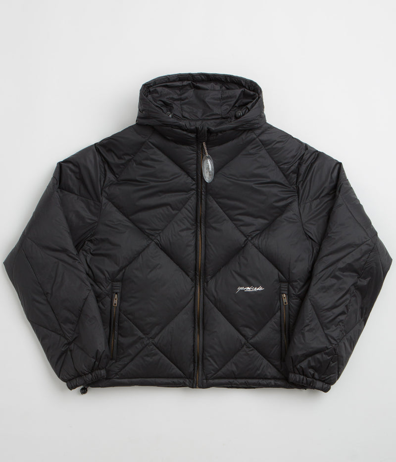Yardsale Diamond Down Puffer Jacket in Black