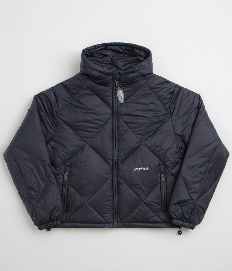 Yardsale Diamond Down Puffer Jacket in Navy