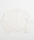 Yardsale Faldo Knitted Full-Zip Sweatshirt in Cream