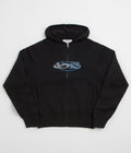 Yardsale Glitz Knitted Hoodie in Black