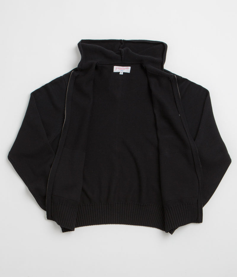 Yardsale Glitz Knitted Hoodie in Black