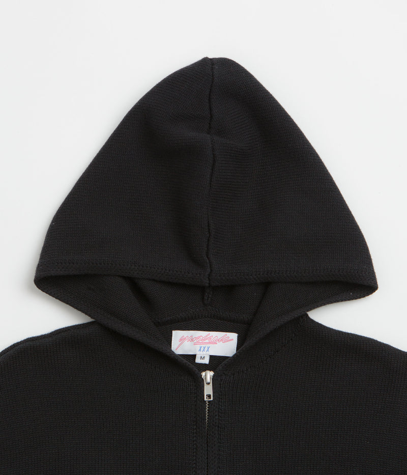 Yardsale Glitz Knitted Hoodie in Black