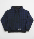 Yardsale Reversible Hoodie in Black and Indigo