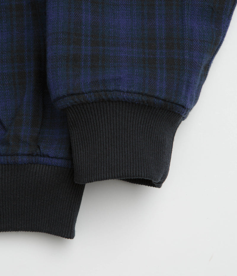 Yardsale Reversible Hoodie in Black and Indigo