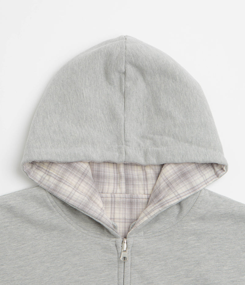 Yardsale Reversible Hoodie in Grey and Stone