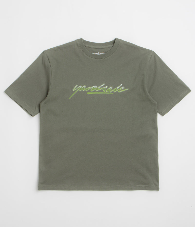 Yardsale Washed Script T-Shirt in Sand