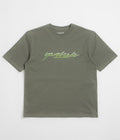 Yardsale Washed Script T-Shirt in Sand