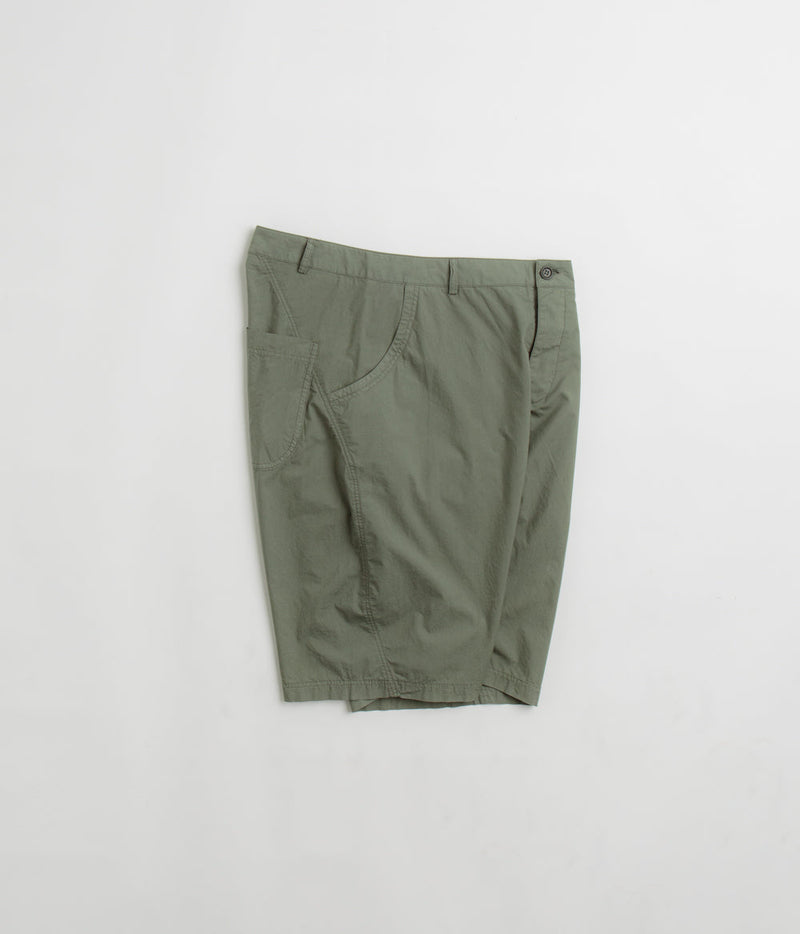 YMC Twisted Seam Shorts in Sage Green