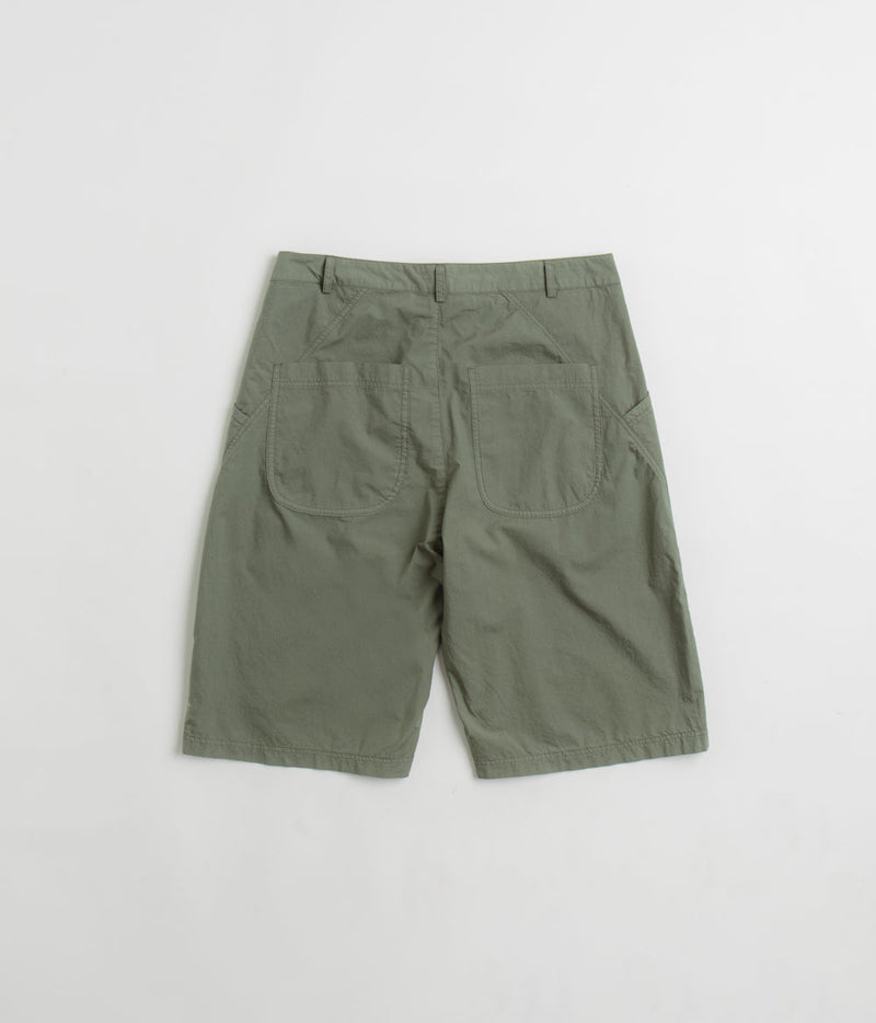 YMC Twisted Seam Shorts in Sage Green