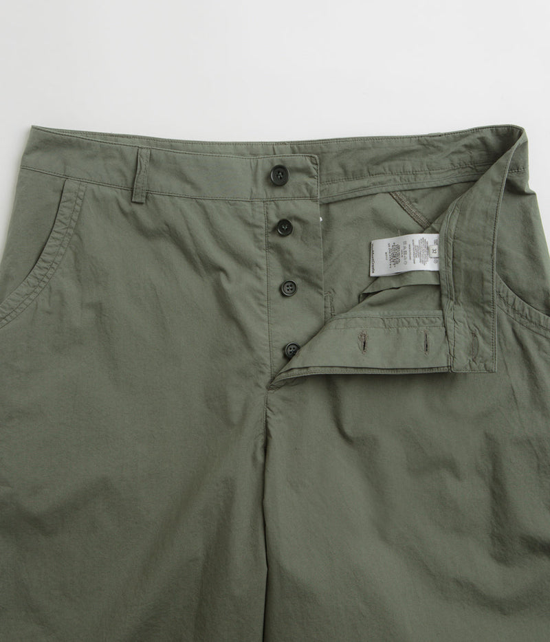 YMC Twisted Seam Shorts in Sage Green