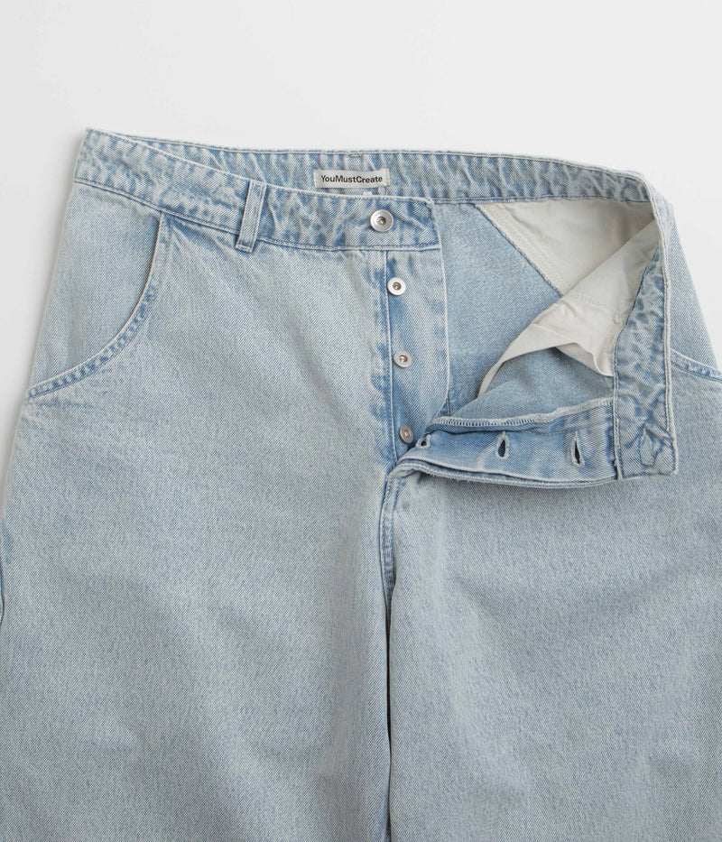 YMC Twisted Shorts in Indigo